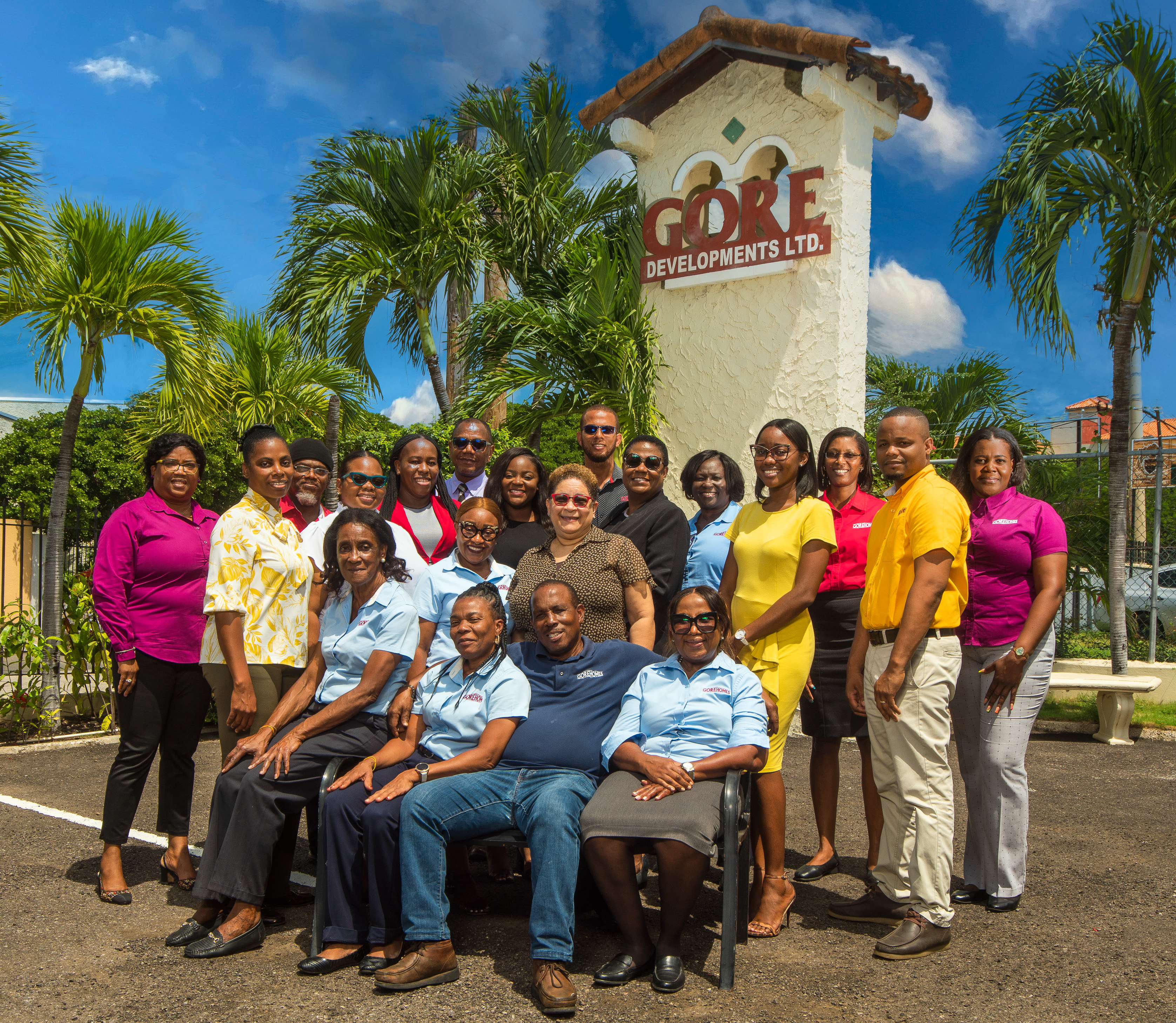 Gore Homes head office staff, Kingston Jamaica